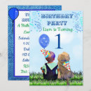 Recherche de dog party invitations Bleu