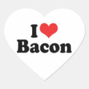 Search for i love bacon stickers Heart