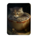 Recherche de peinture de chat magnets Mignon