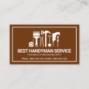 Search for odd business cards Handyman