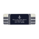 Search for nautical rope return address labels Blue