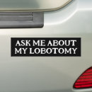 Search for psychology bumper stickers Humour