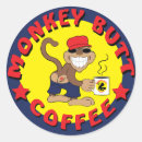 Search for monkey humour stickers Cheeky