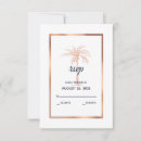 Search for navy and rose gold rsvp cards Minimal