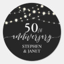 Search for 50th celebration stickers Black
