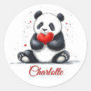 Search for panda name stickers Cute