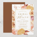Search for burnt orange bridal shower invitations Pampas grass