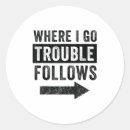 Search for trouble stickers Modern