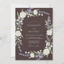 Search for lavender and brown wedding invitations Purple