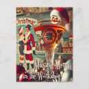 Search for 1950s santa postcards Mid century