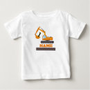 Search for construction baby shirts Excavator