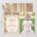 Recherche de ęr de filles anniversaire invitations Rose et or