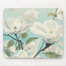 Recherche de fleurs blanches tapis souris Contemporain