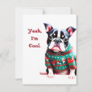 Search for boston terrier christmas cards Xmas