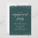 Search for silver engagement party invitations Green