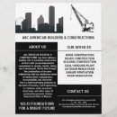 Search for black and white flyers Advertising