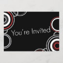 Search for circle red invitations Party