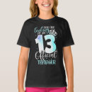 Search for 13th birthday kids tshirts Official teenager