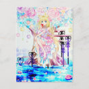 Search for cute princess postcards Pink and gold