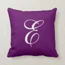 Search for purple and white pillows Elegant