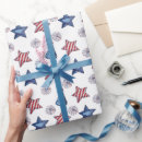 Search for 4th of july wrapping paper Usa