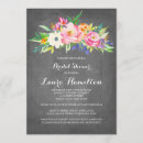 Search for chalk bridal shower invitations Floral