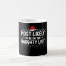 Search for naughty list mugs Pyjamas