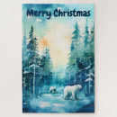 Recherche de pôles puzzles Hiver