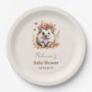 Recherche de hérisson assiettes en papier Baby shower