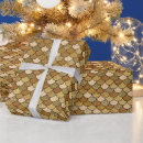 Search for glitter scales wrapping paper Gold