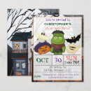 Recherche de 11x14 invitations fêtes annuelles Fête d'anniversaire d'halloween