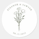 Search for taupe wedding stickers Botanical