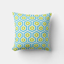 Search for blue hexagon pillows Geometric
