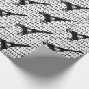 Search for eiffel tower gift wrap Black and white