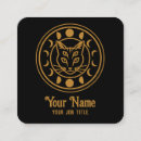 Search for occult business cards Mystic