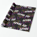 Search for video game wrapping paper Level up