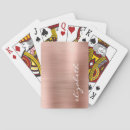 Search for rose gold playing cards Modern