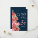 Recherche de heart save the dates Floral