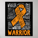 Search for cancer awareness ribbons posters Orange