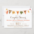 Search for fall shower wedding invitations Brown