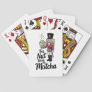 Search for nutcracker playing cards Santa