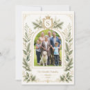 Search for monogram christmas cards Botanical