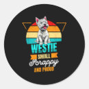Search for west highland white terrier stickers Westie dog