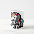 Search for halloween unicorn mugs Skeleton