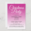Search for hot pink christmas invitations Elegant