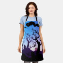 Recherche de bleu noir tabliers Halloween