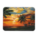 Recherche de coucher soleil magnets Palmiers
