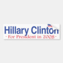Recherche de hilary clinton voiture autocollants Président