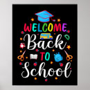 Search for welcome back posters Typography