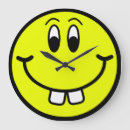 Recherche de visage heureux horloges Jaune
